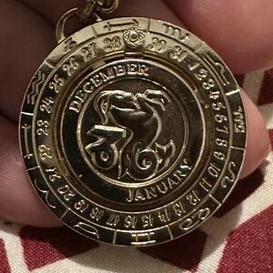 20” Pierre Cardin Gold Plated Necklace with Zodiac Pendant (Dec 23 - Jan 22)